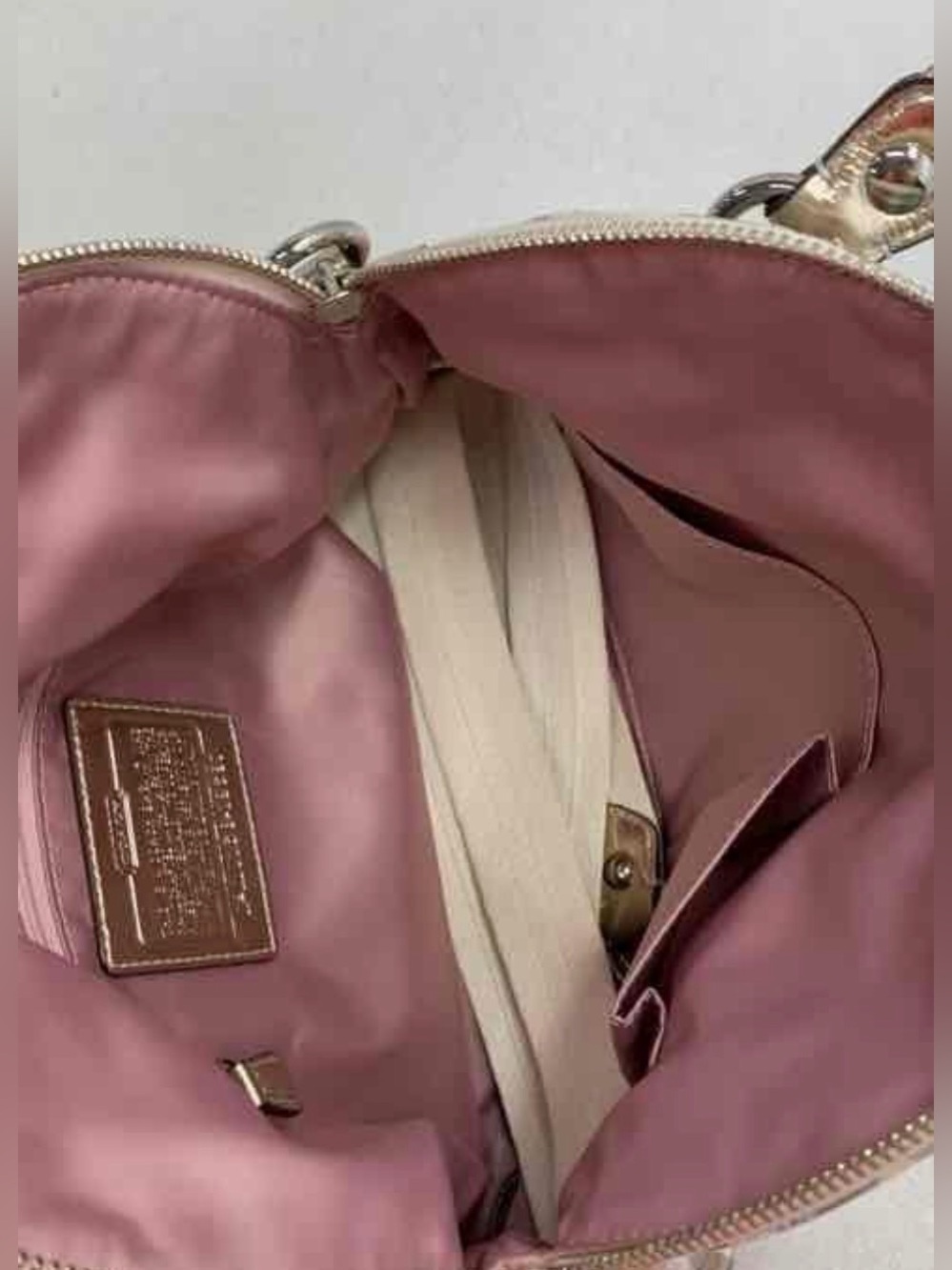 Y2K Coach Poppy Daisy Madras Plaid Satchel - Picture 3 of 4